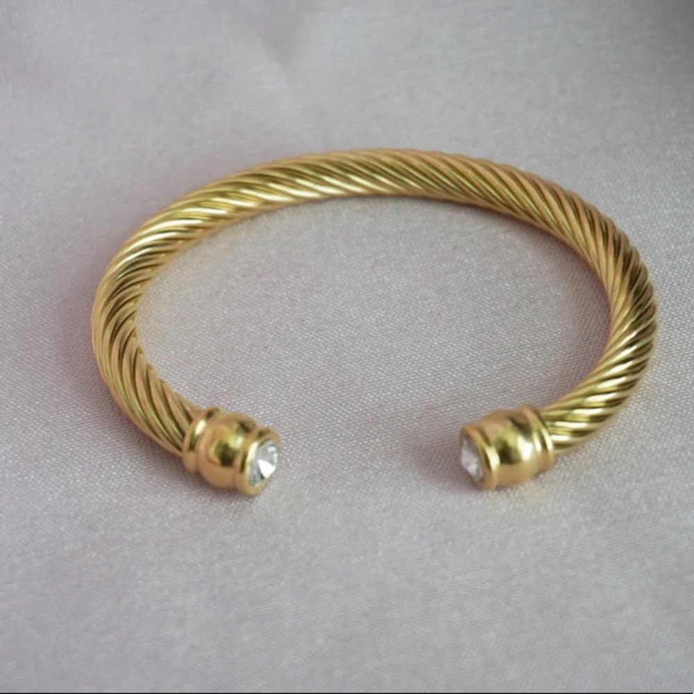 Gold Bracelet cuff bangle